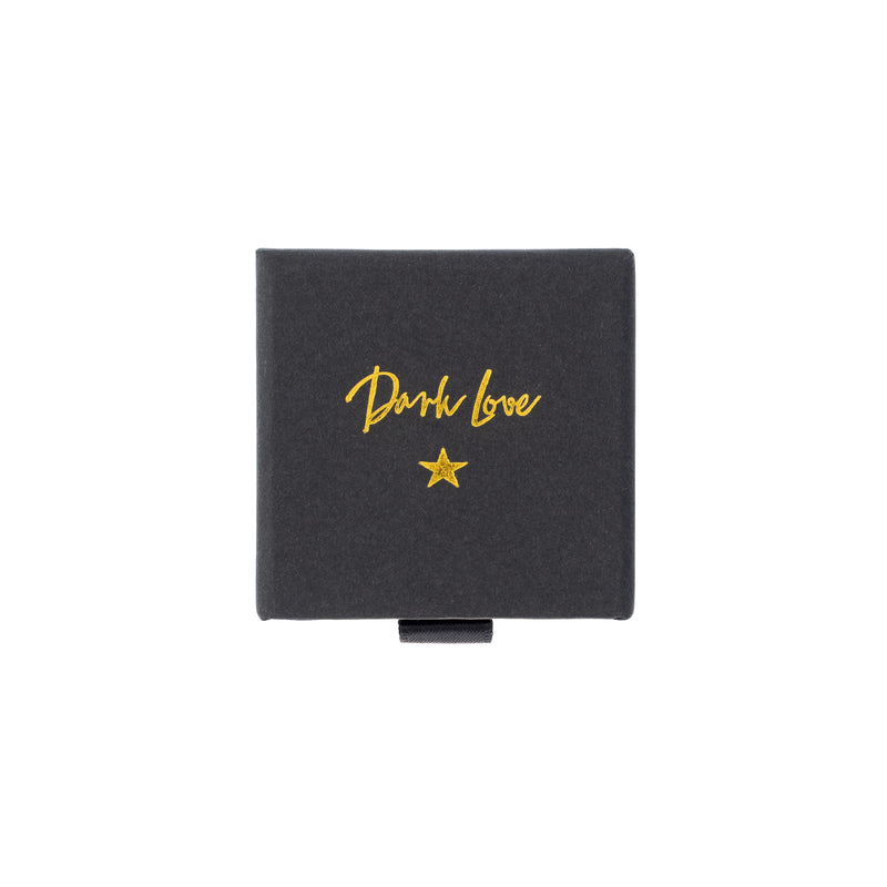 PAPER JEWELLERY BOX LARGE BLACK W/GOLD