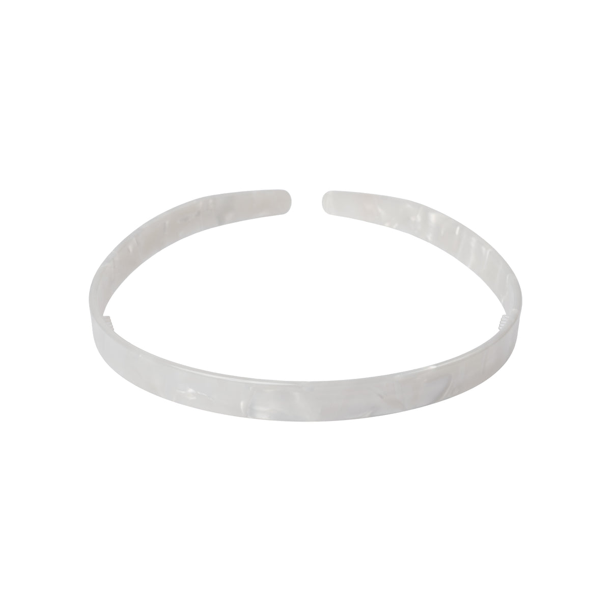 PLAIN HAIR BAND THIN OFF WHITE