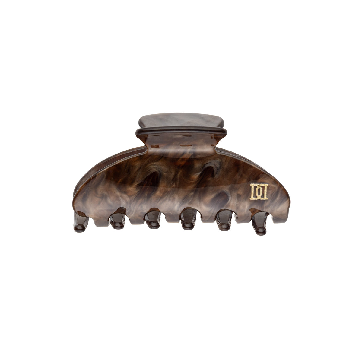PLAIN HAIR CLAW SMALL CHOCOLATE BROWN