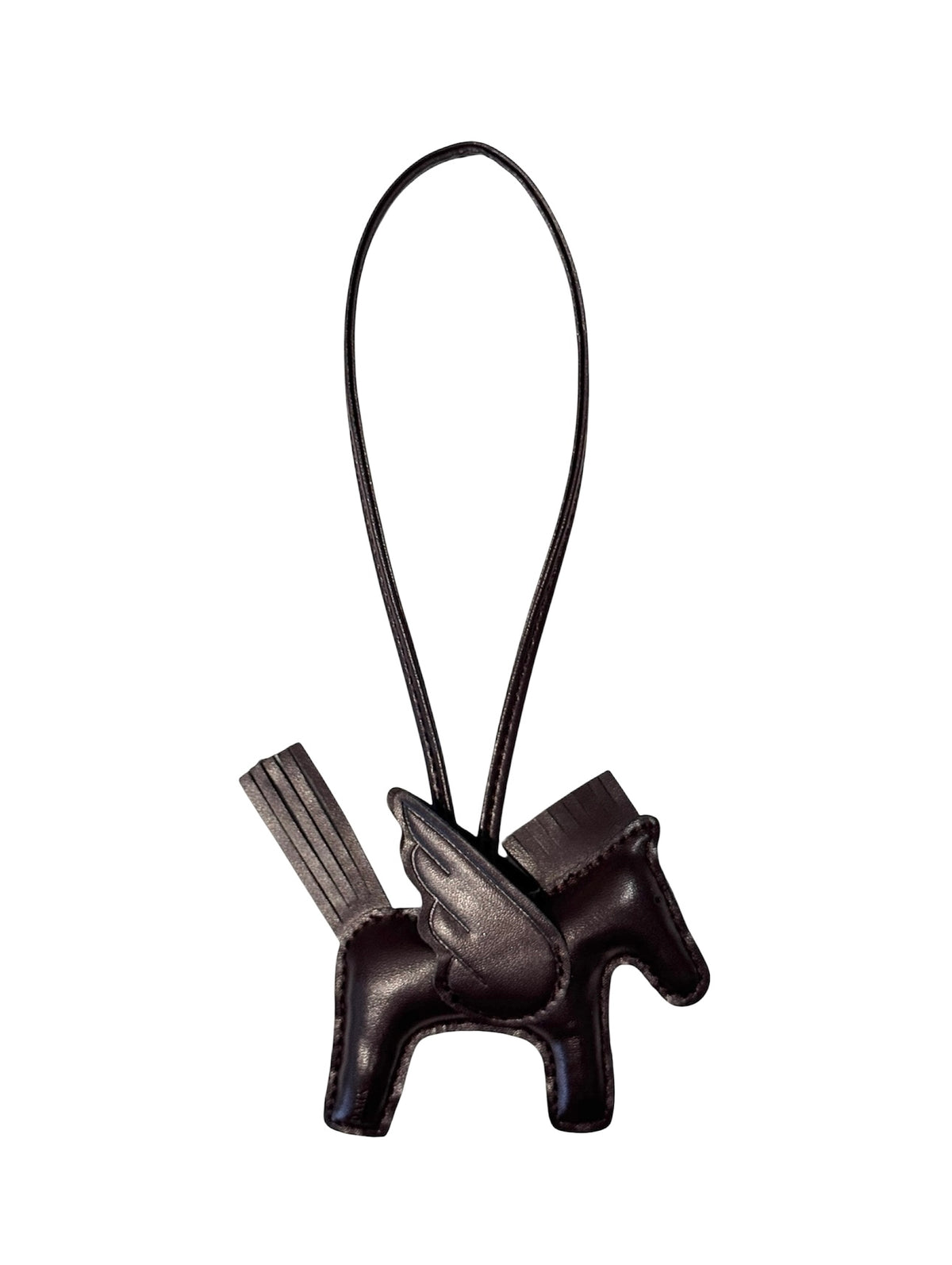 PONY BAG CHARM CHOCOLATE BROWN