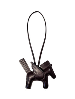 PONY BAG CHARM CHOCOLATE BROWN