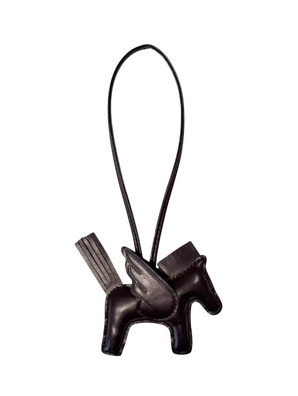 PONY BAG CHARM CHOCOLATE BROWN