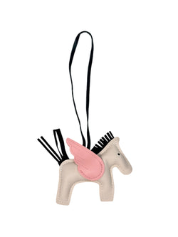 PONY BAG CHARM NUDE W/PALE ROSE & PINE