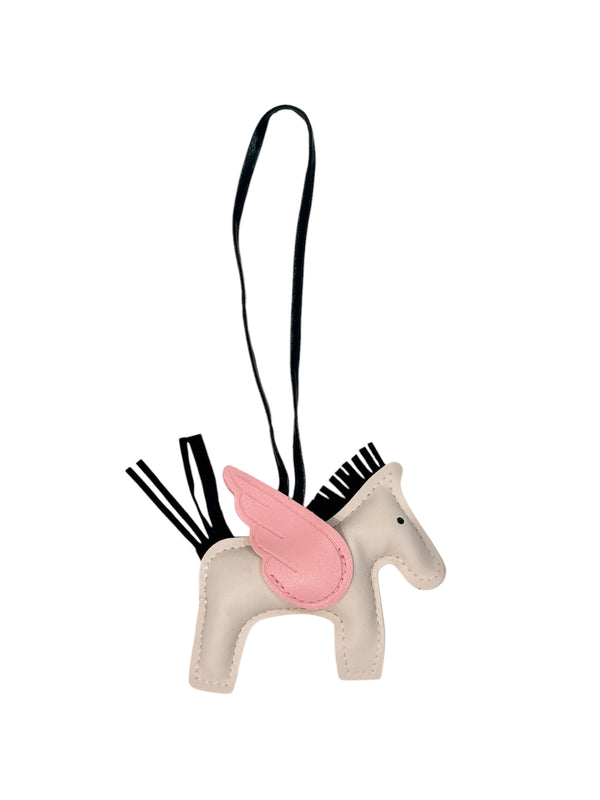 PONY BAG CHARM NUDE W/PALE ROSE & PINE