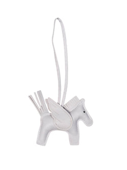 PONY BAG CHARM WHITE