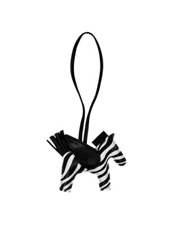 PONY BAG CHARM ZEBRA