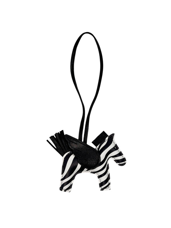 PONY BAG CHARM ZEBRA
