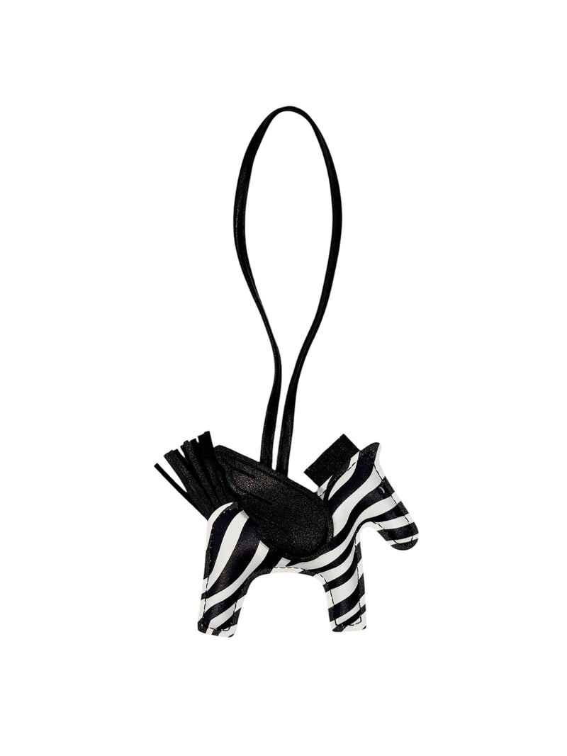 PONY BAG CHARM ZEBRA