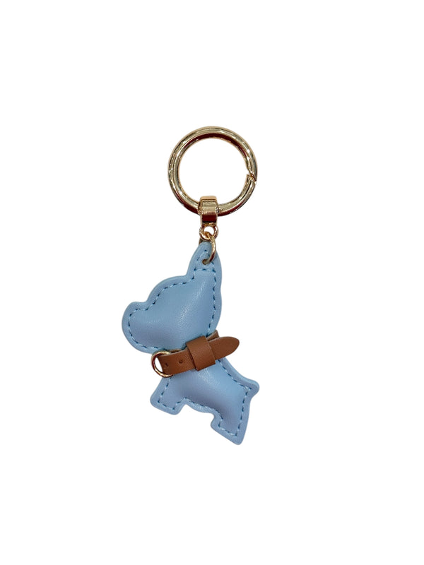 PUPPY BAG CHARM BLUE