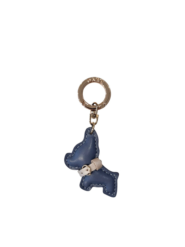PUPPY BAG CHARM GRISALLE BLUE W/SPARKLED SAND