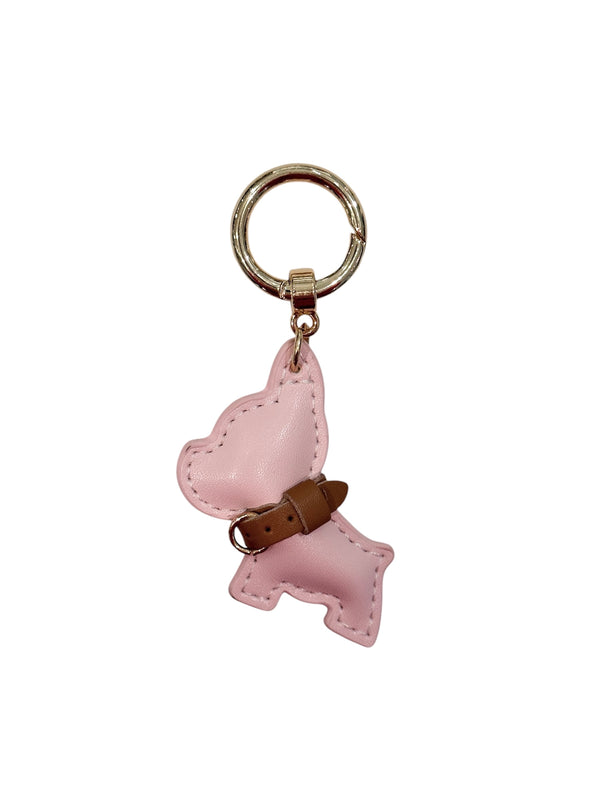 PUPPY BAG CHARM PALE ROSE