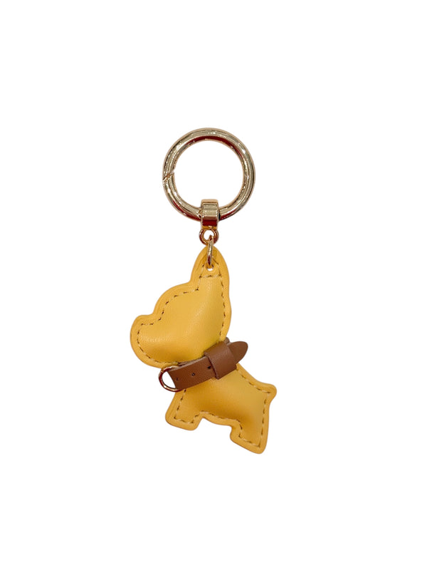 PUPPY BAG CHARM YELLOW