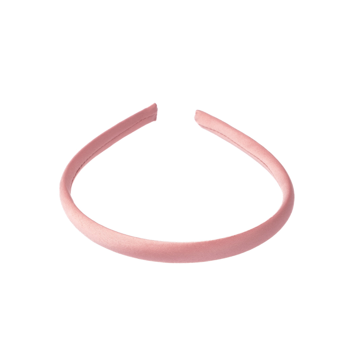 SATIN HAIR BAND THIN ROSE