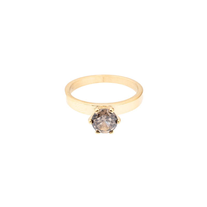 SINGLE CRYSTAL RING