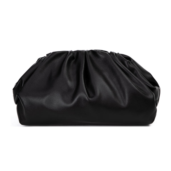 LEATHER SMALL POUCH BLACK