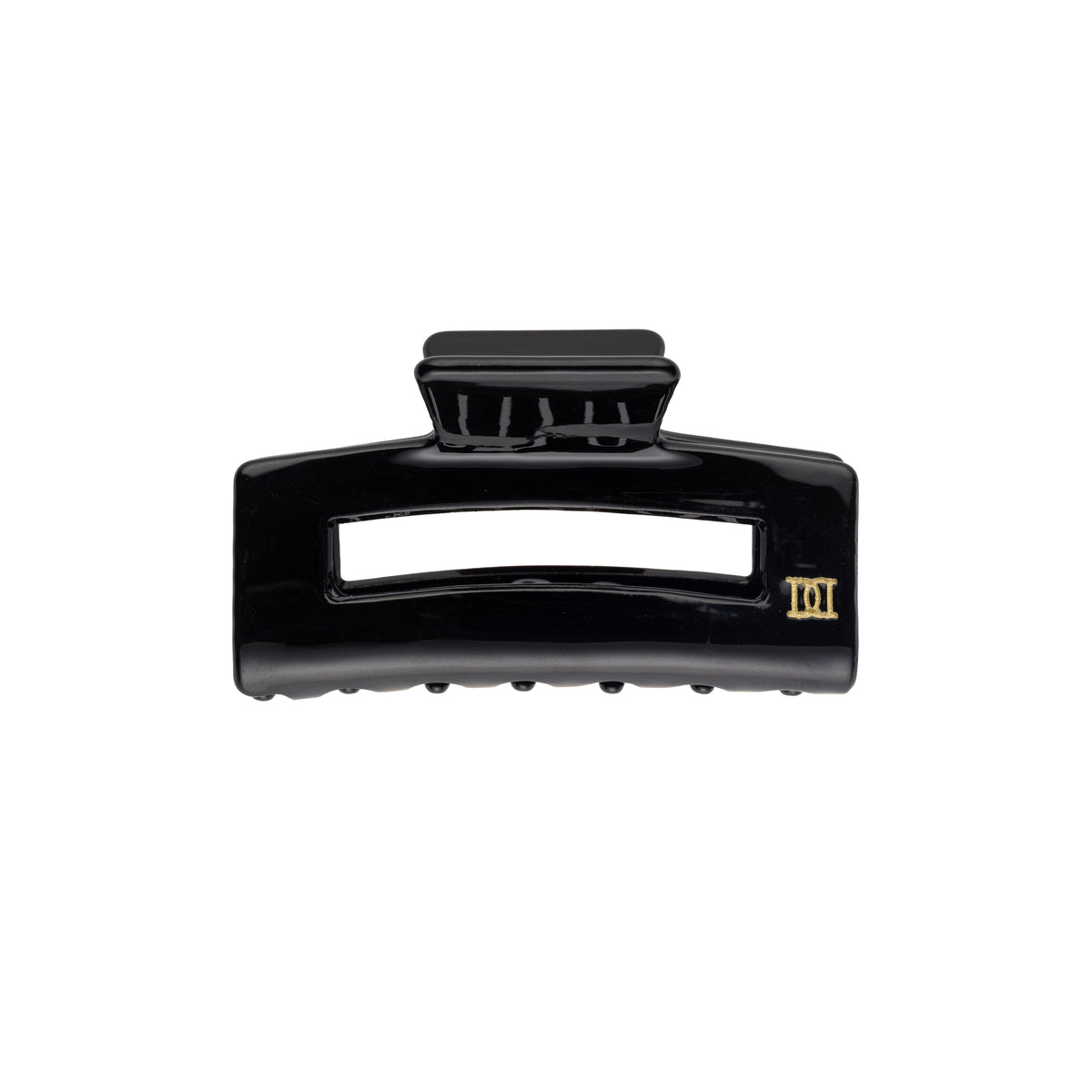SQUARE HAIR CLAW SMALL BLACK