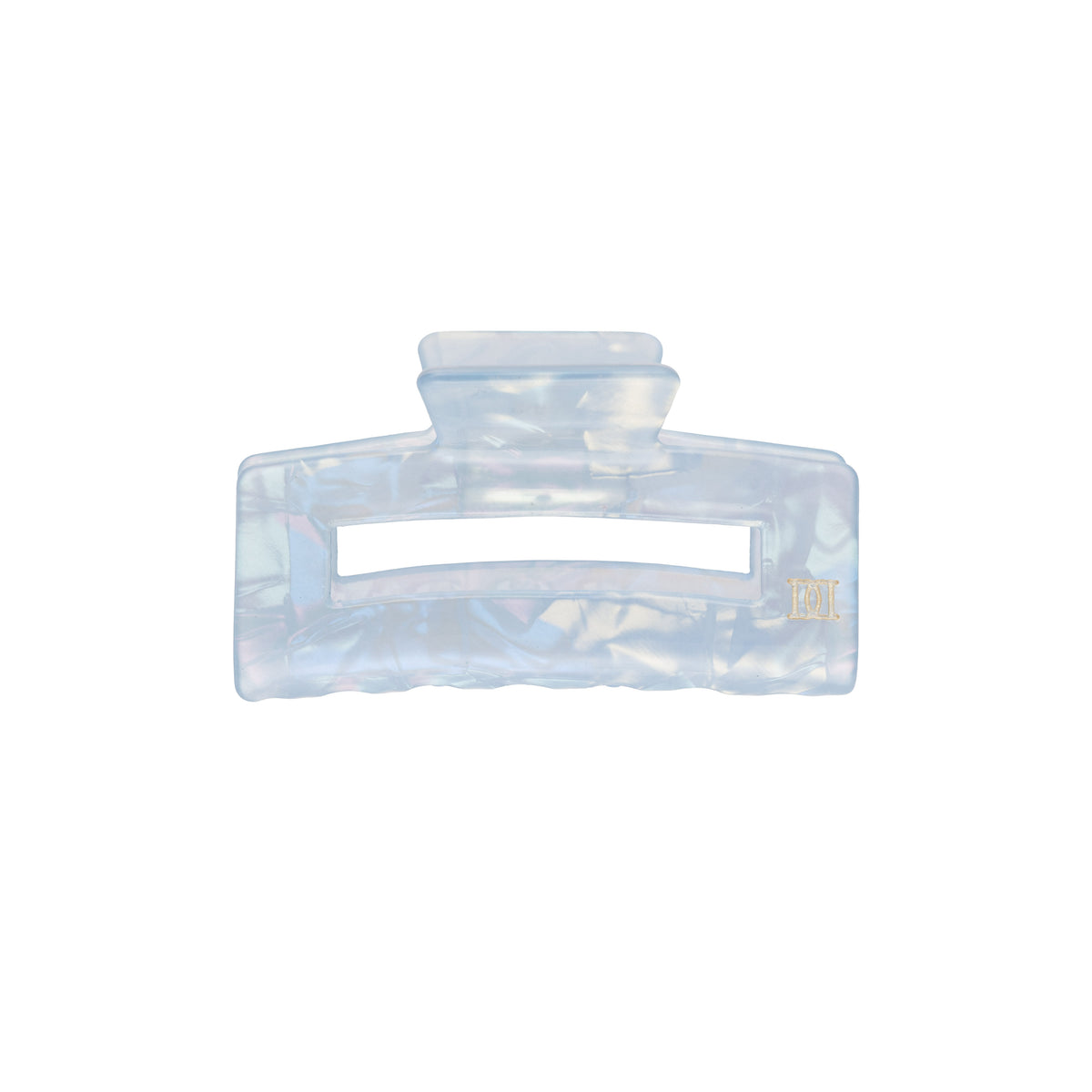 SQUARE HAIR CLAW SMALL COOL BLUE