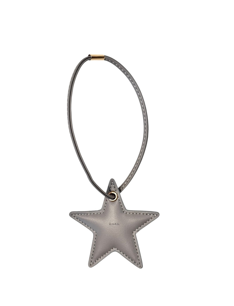 STAR BAG CHARM GREY