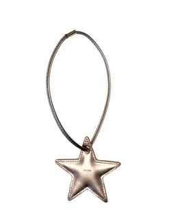 STAR BAG CHARM SPARKLED CHAMPAGNE