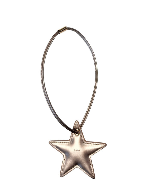 STAR BAG CHARM SPARKLED CHAMPAGNE