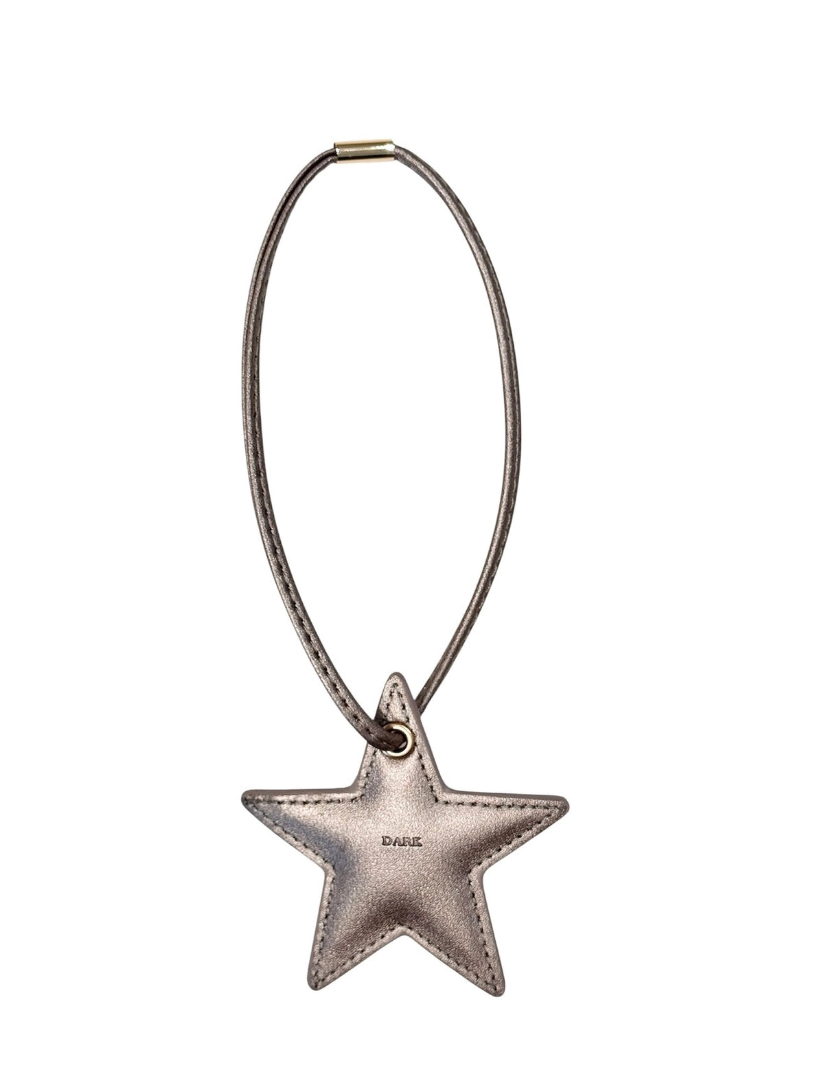 STAR BAG CHARM SPARKLED WARM TAUPE