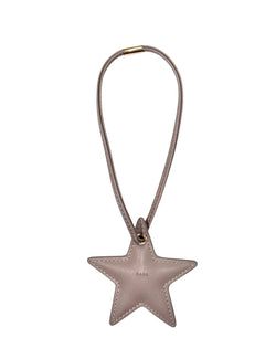 STAR BAG CHARM WARM TAUPE