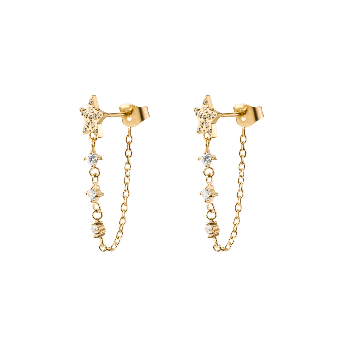 STAR DROP EARRINGS