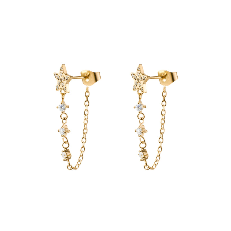 STAR DROP EARRINGS