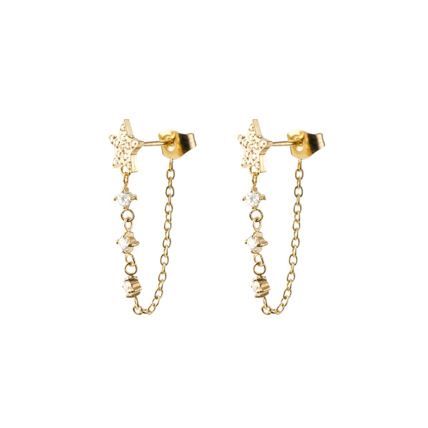 STAR DROP EARRINGS