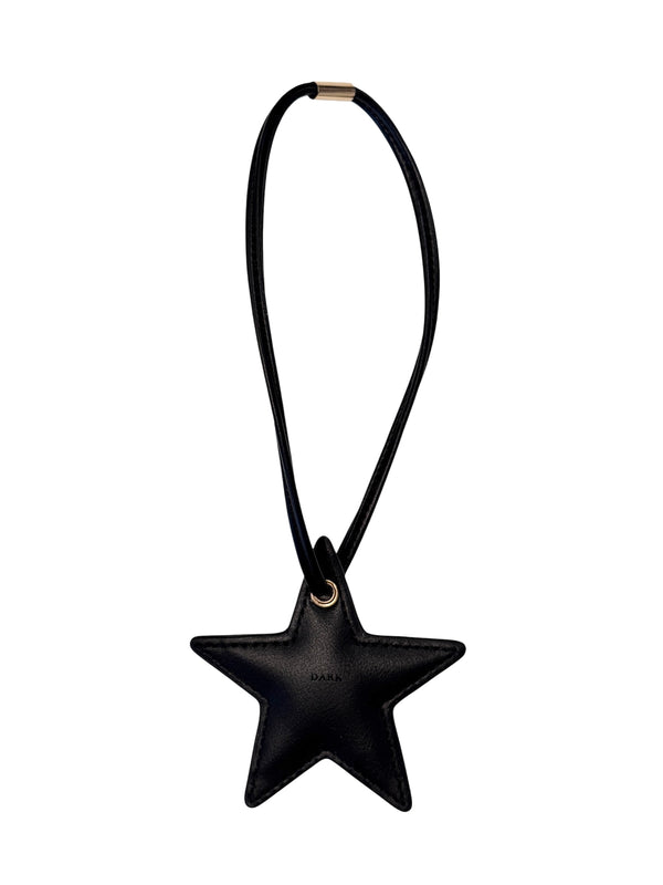 STAR BAG CHARM BLACK