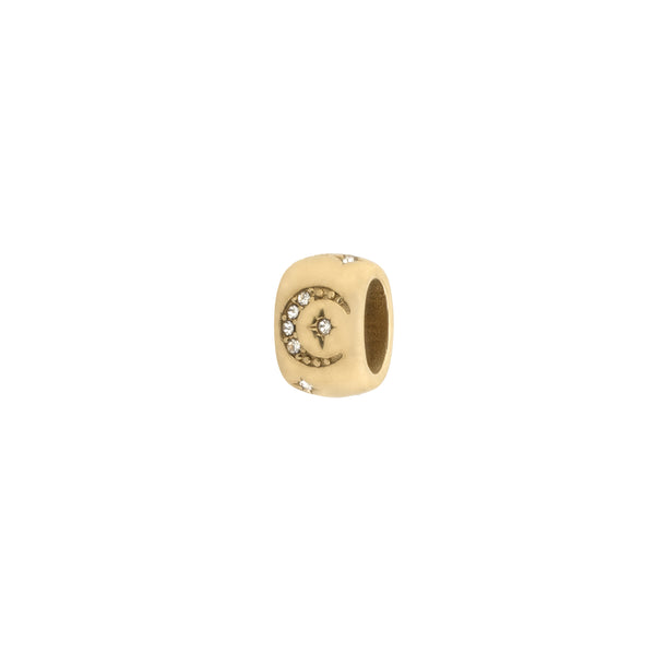 STAR & MOON SMALL BEAD CHARM