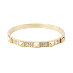 STUD BANGLE W/CRYSTALS