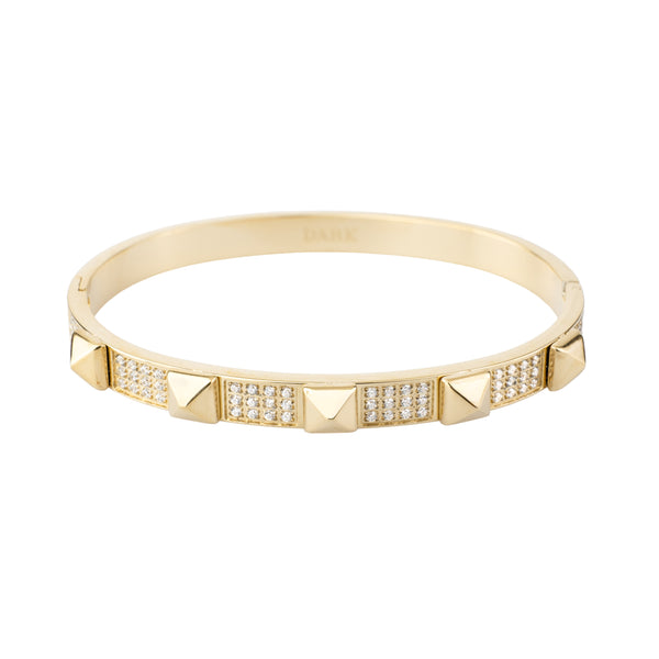 STUD BANGLE W/CRYSTALS
