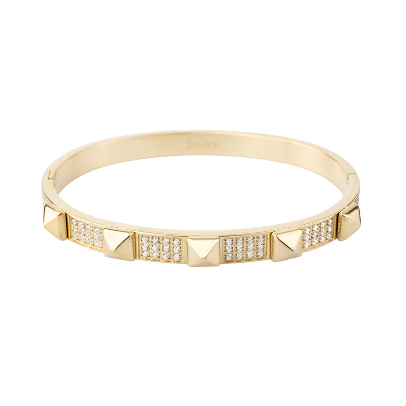 STUD BANGLE W/CRYSTALS