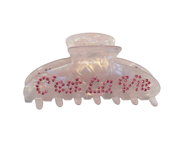TEXT HAIR CLAW "C´EST LA VIE" SAND