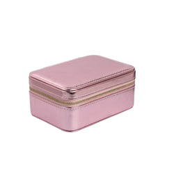 METALLIC JEWELLERY BOX ROSE