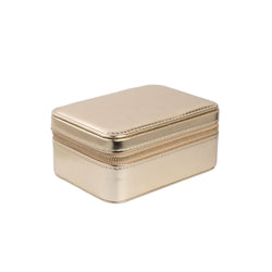 METALLIC JEWELLERY BOX GOLD