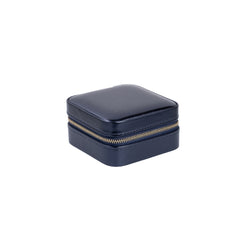 METALLIC JEWELLERY BOX MINI NAVY BLUE