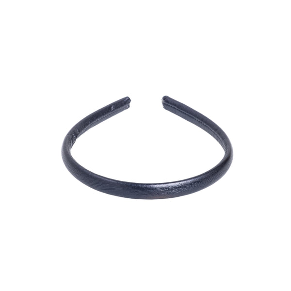 METALLIC HAIR BAND THIN NAVY BLUE