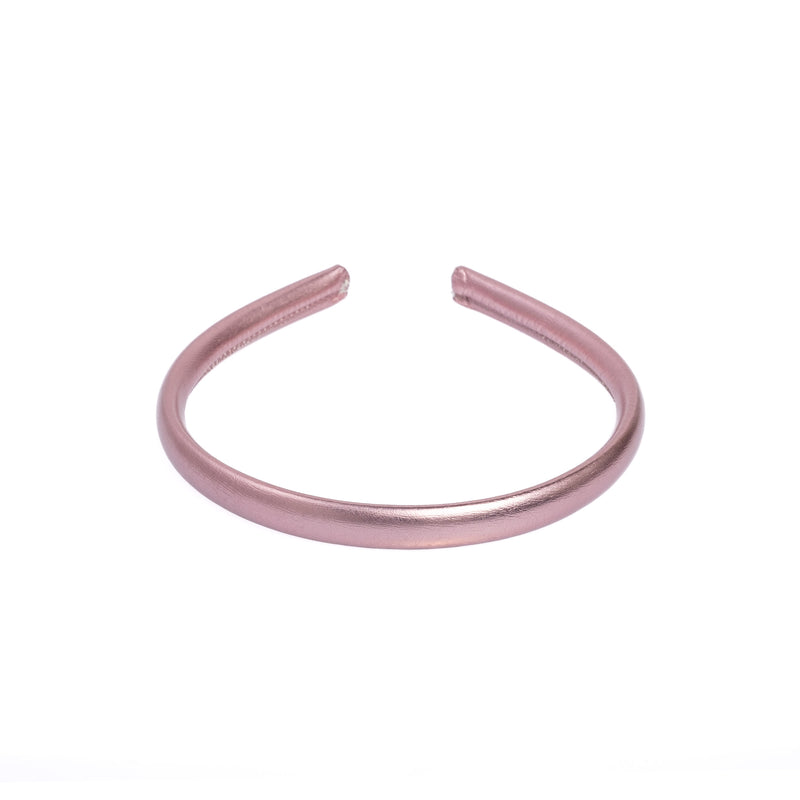 METALLIC HAIR BAND THIN ROSE