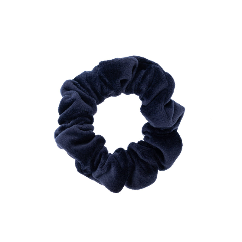 VELVET HAIR TIE NAVY BLUE