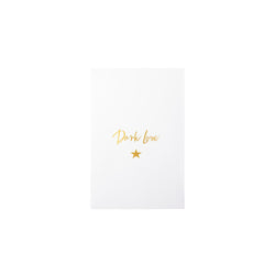 PAPER GIFT BAG SMALL WHITE W/GOLD