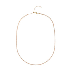 TENNIS CHAIN NECKLACE 2 MM CHAMPAGNE