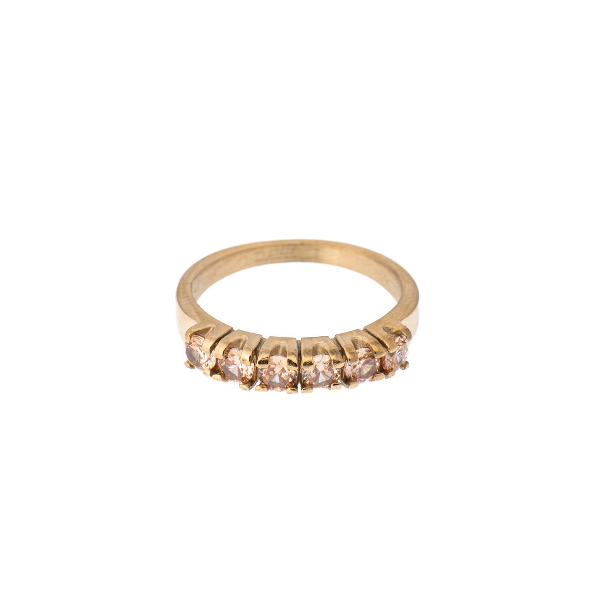 SIX STONE CRYSTAL RING