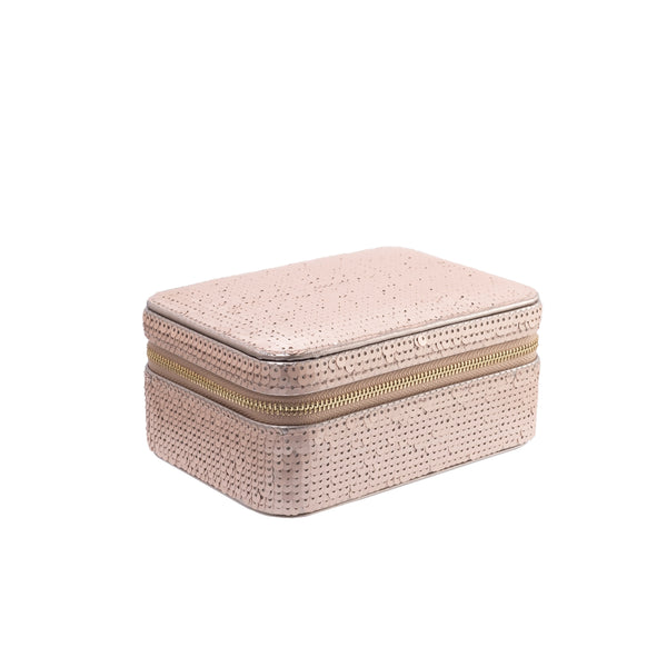 SEQUIN JEWELLERY BOX CHAMPAGNE