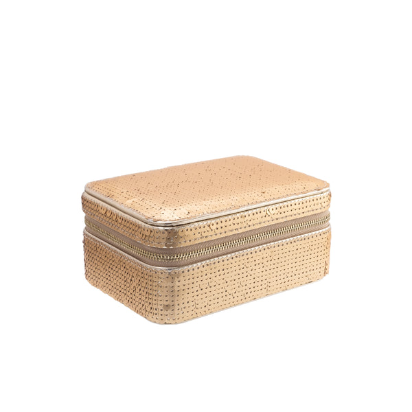 SEQUIN JEWELLERY BOX GOLD