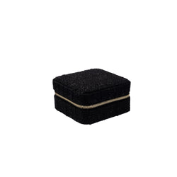 TWEED JEWELLERY BOX MINI BLACK