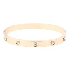 BIG DOT BANGLE CHAMPAGNE