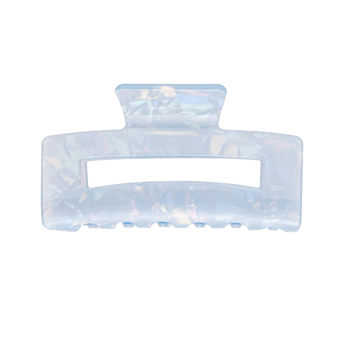 SQUARE HAIR CLAW LARGE COOL BLUE