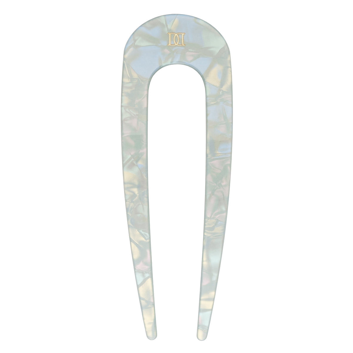 FRENCH HAIR PIN MILIEU GREEN